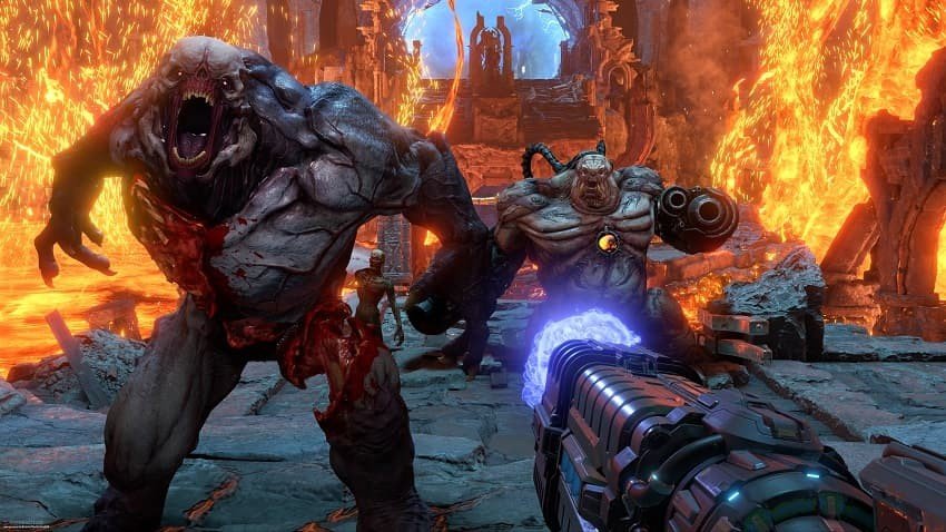 Энтузиаст превратил Minecraft в DOOM с помощью мода  тяжелый металл и плазмапушка на месте