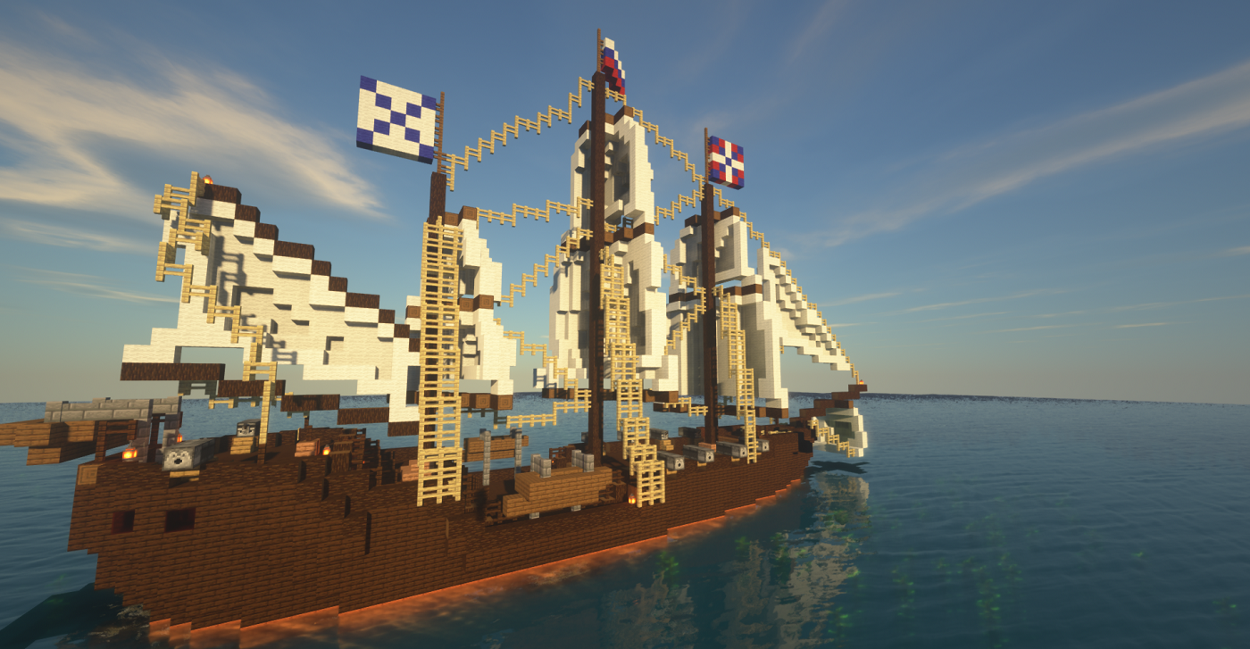 Гайд по кораблям в Minecraft