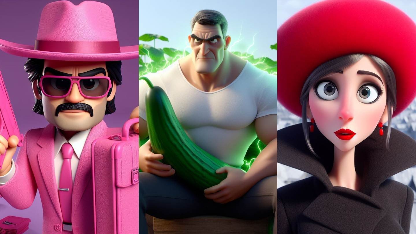 Нейросеть показала российские мемы в виде мультфильмов Pixar