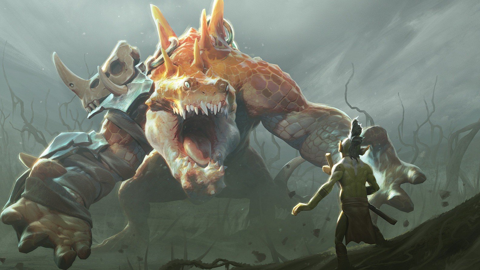 Что покупать на Primal Beast в Dota 2  гайд на нового оффлейнера в патче 731