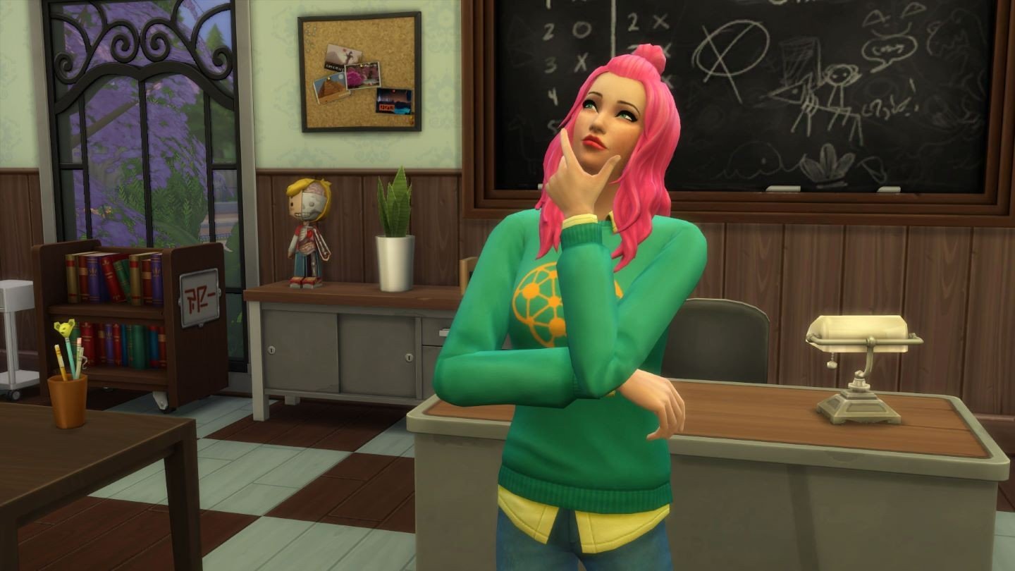 Утекшая карта из школьного DLC для Sims 4 выглядит достоверно