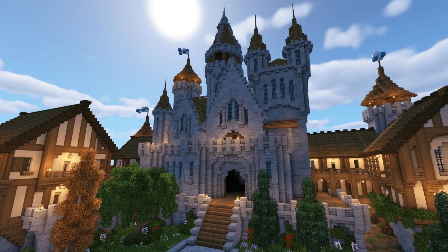 В Minecraft восстановили древний разрушенный замок