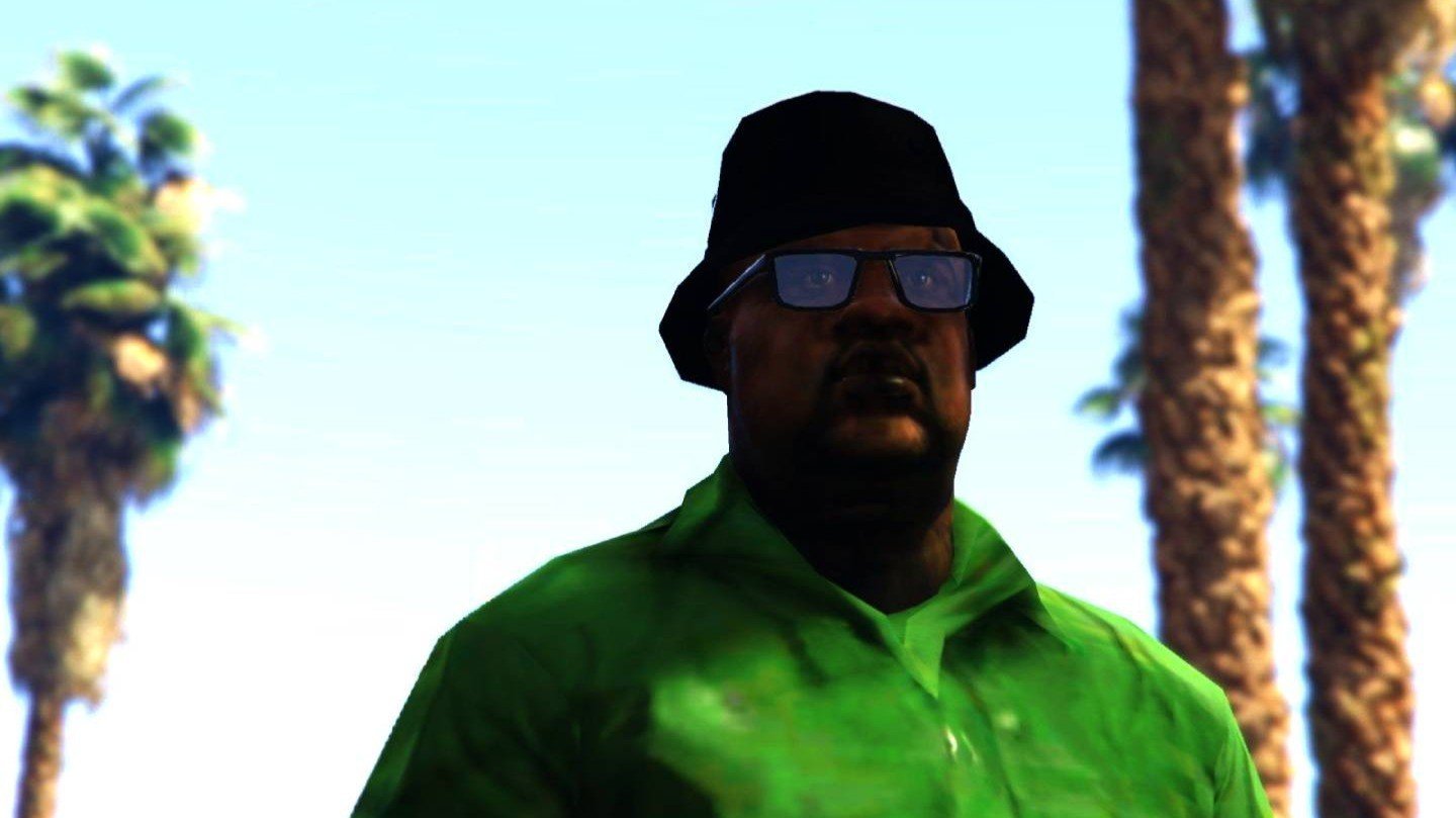 Биг Смоук умер Драматическая сцена из GTA San Andreas на Unreal Engine 5