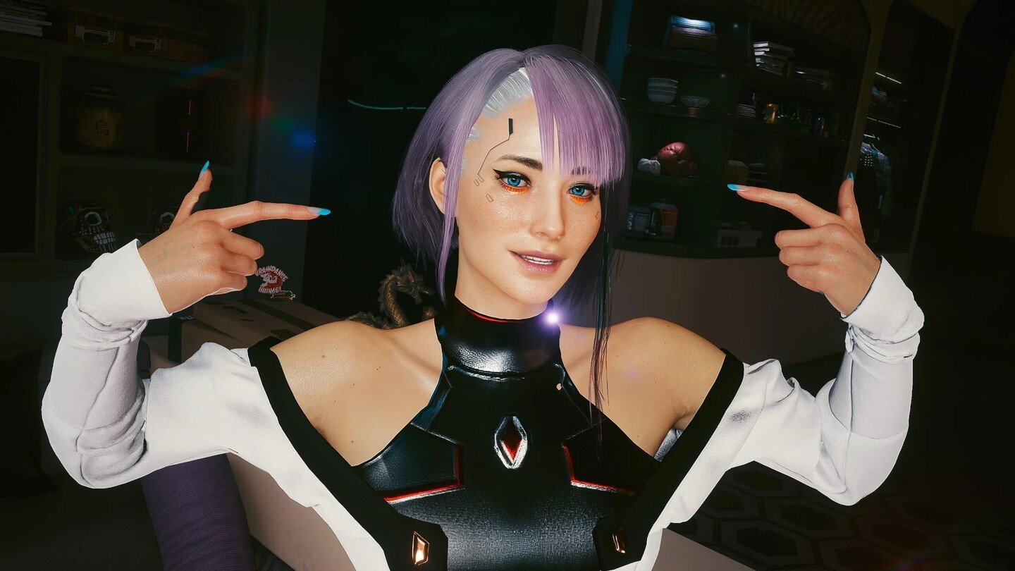 В Cyberpunk 2077 создали персонажа с внешностью героини из анимесериала