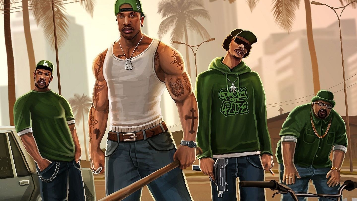 Ютубер показал трейлер GTA San Andreas 2 пожилой Си Джей снова на Грув Стрит