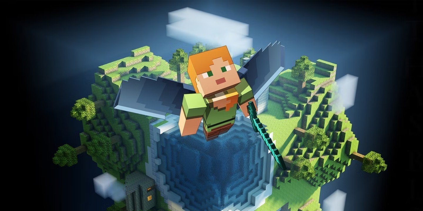 Как летать в Minecraft  элитры