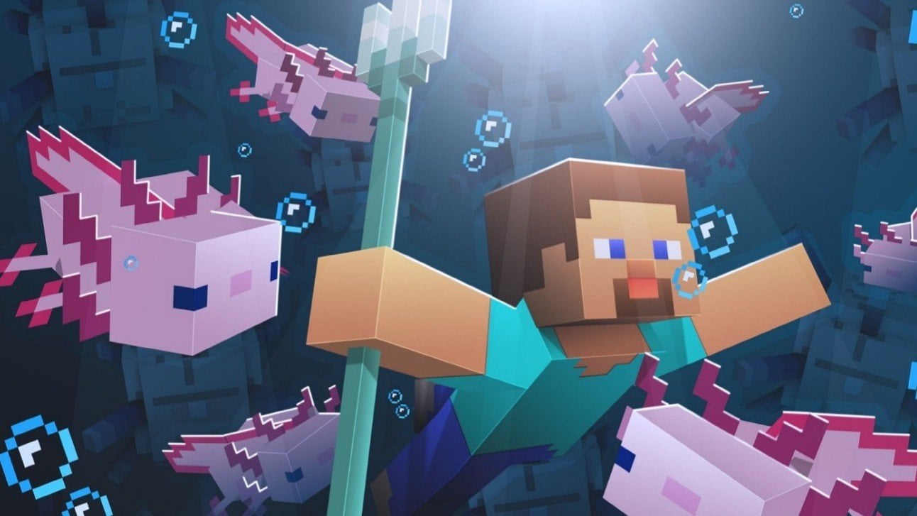 Как поймать Аксолотля в Minecraft