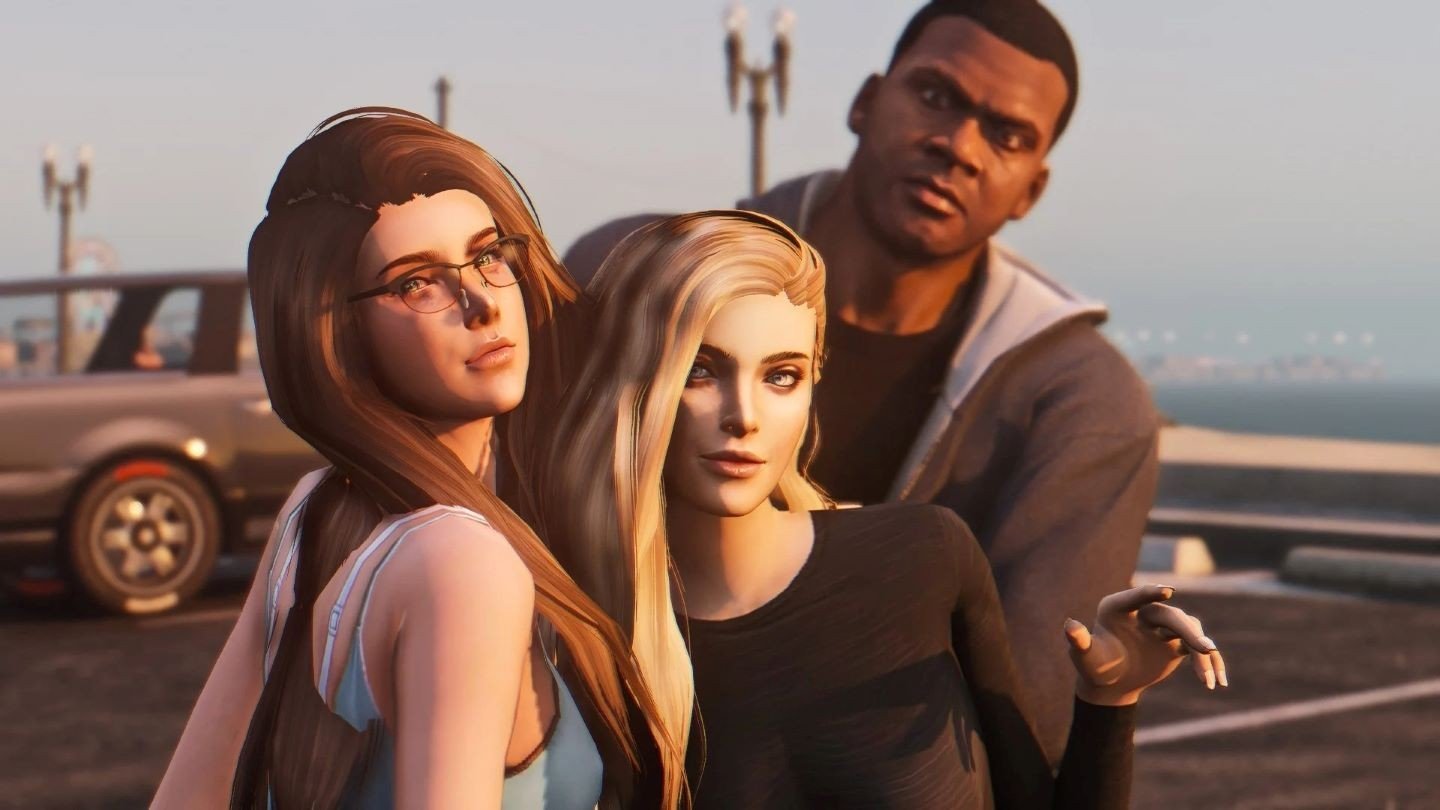 Видео как выглядела бы GTA 5 в стиле The Sims