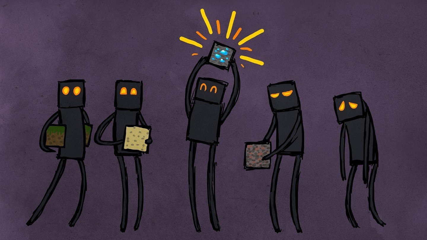 Плавильная печь в Minecraft