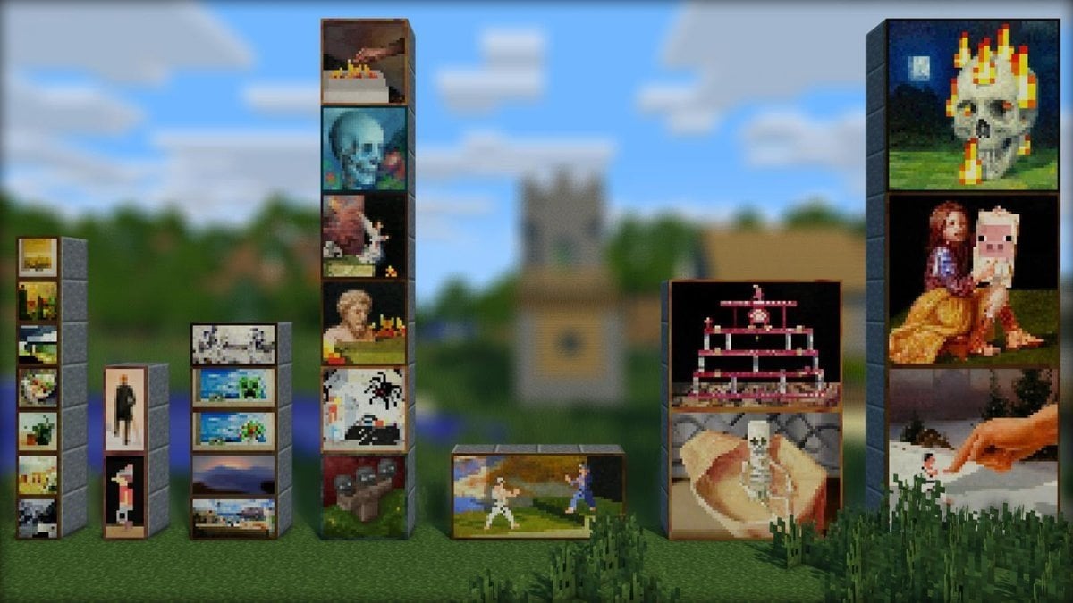Как сделать картину в Minecraft