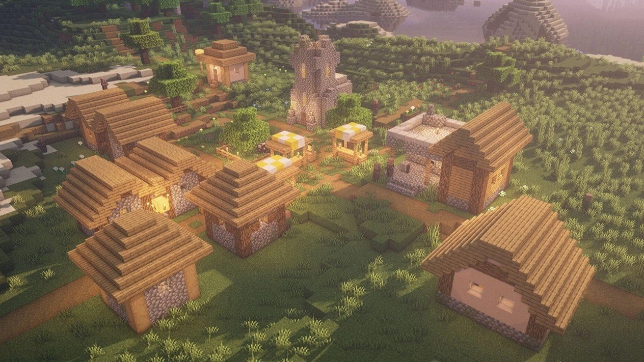 Как построить деревню в Minecraft