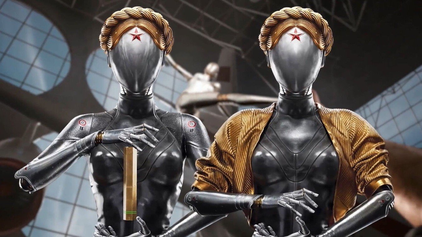 Ютубер показал настоящие лица близняшек из Atomic Heart сняв с них маски