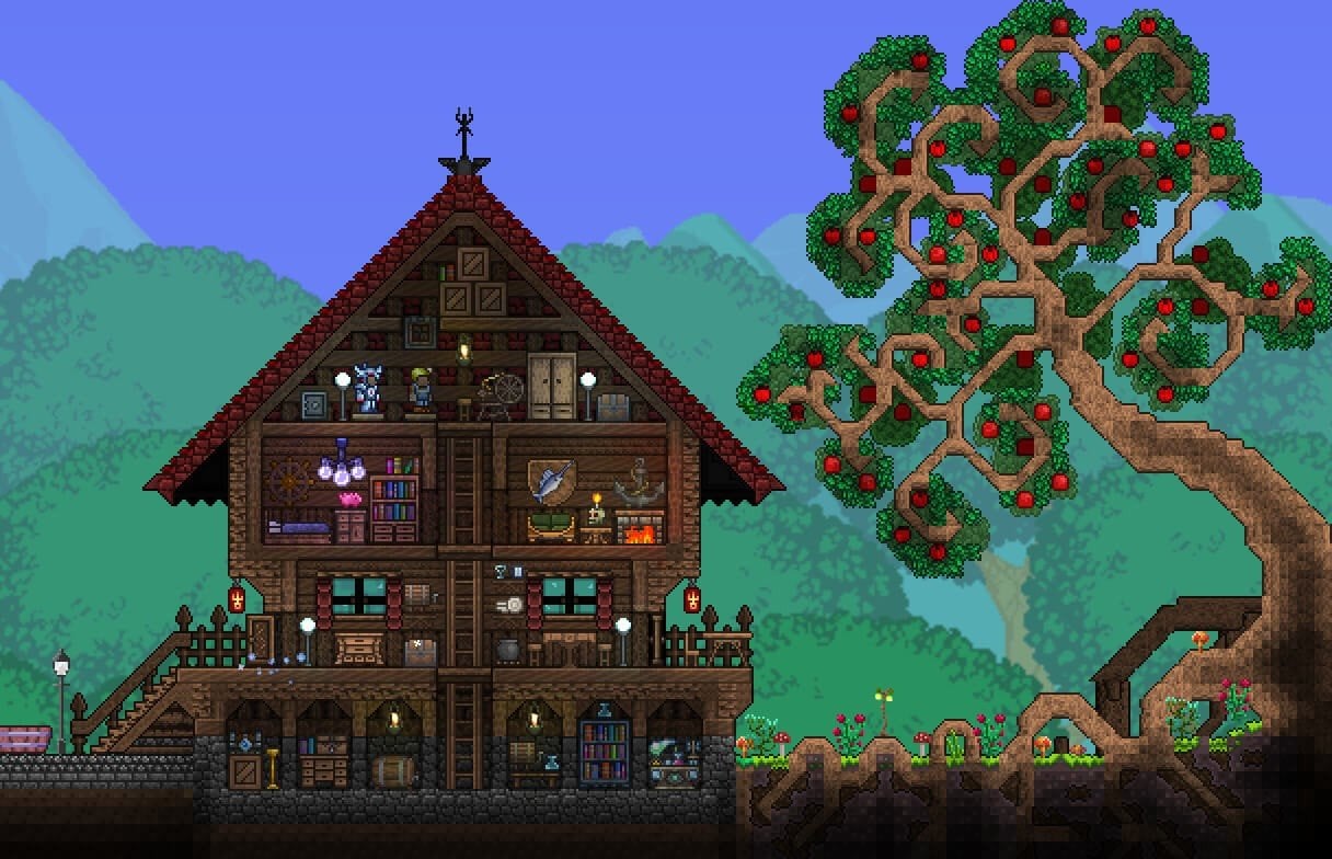 10 самых красивых домов в Terraria