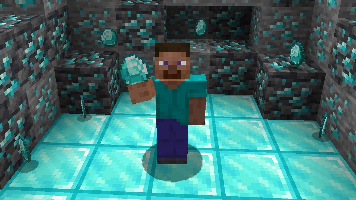 Как найти алмазы в Minecraft