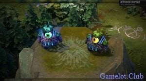 Как переключать варды в инвентаре Dota 2