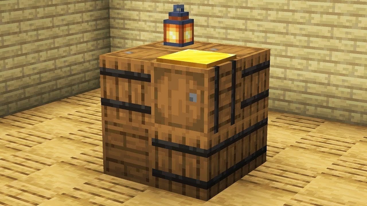Как сделать бочку в Minecraft