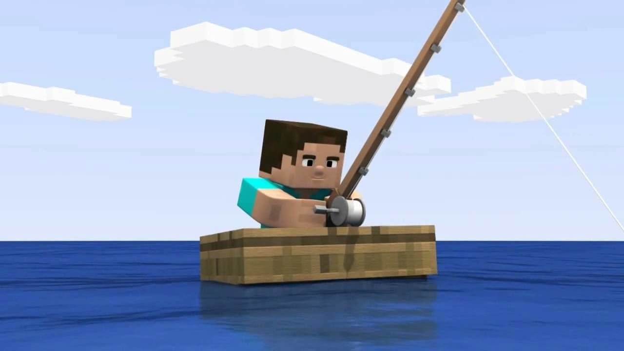 Как сделать удочку в Minecraft