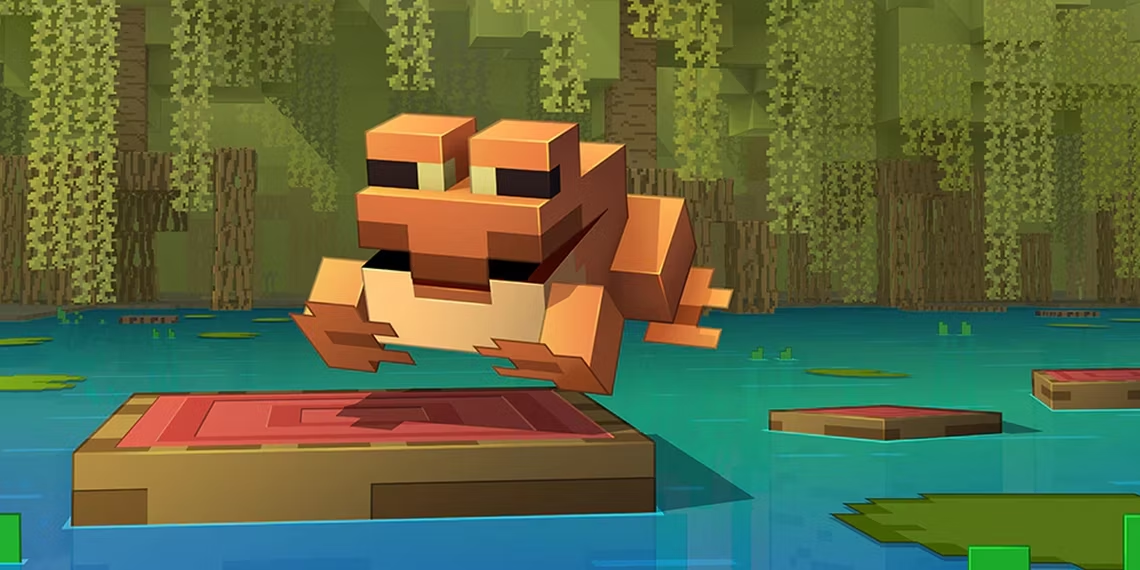 Лягушки в Minecraft