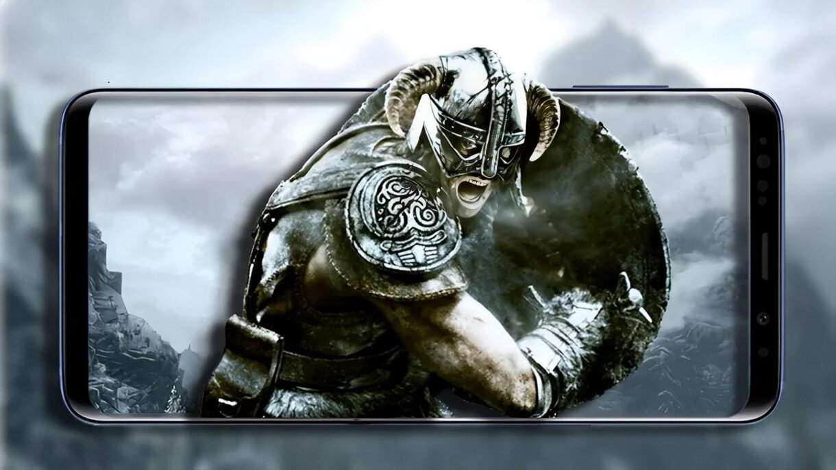 Skyrim смогли запустить на Android  игра работает стабильно