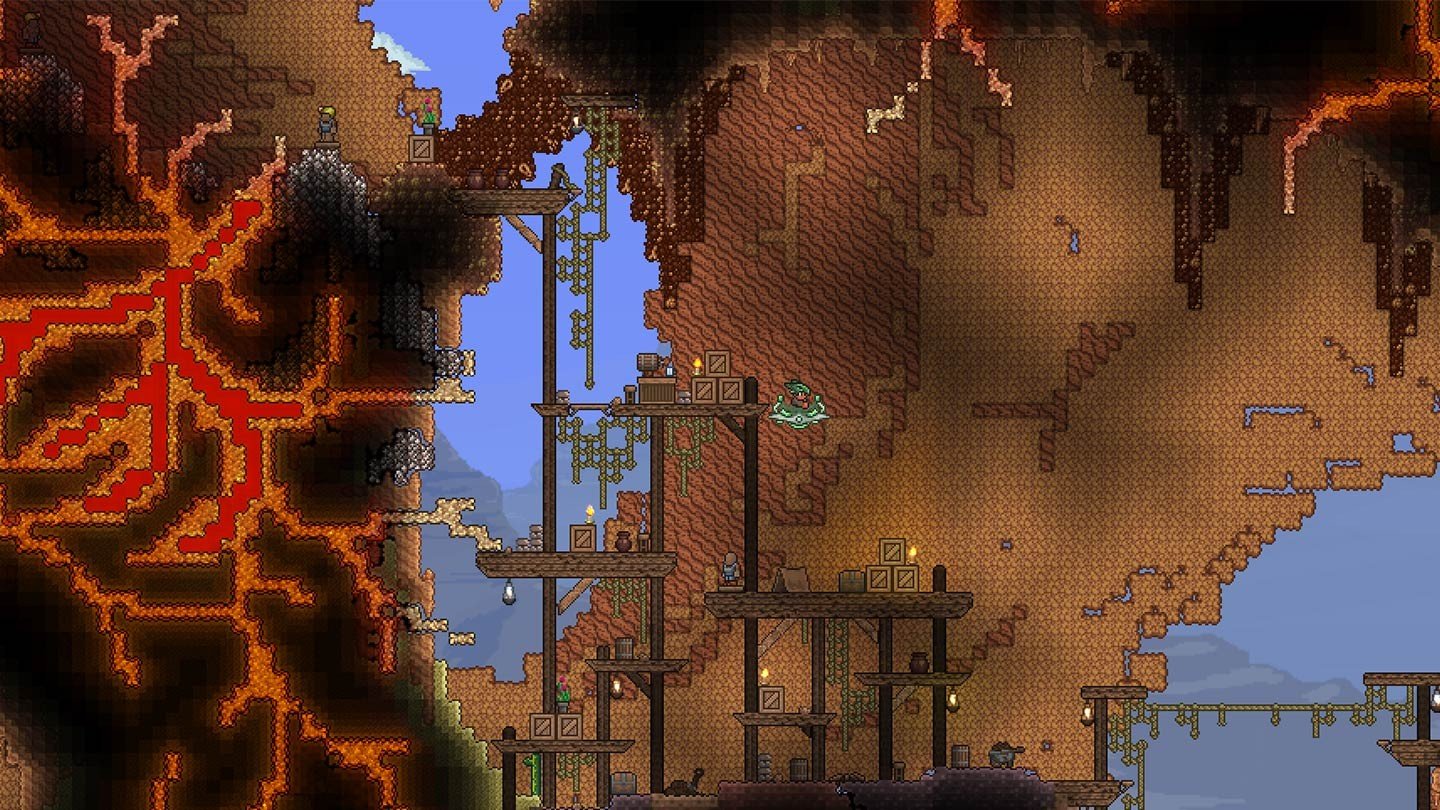 Как сделать зелье шахтера в Terraria