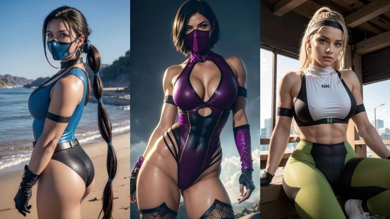 В Mortal Kombat 1 раздели Соню Милину Китану Ли Мэй и других девушек