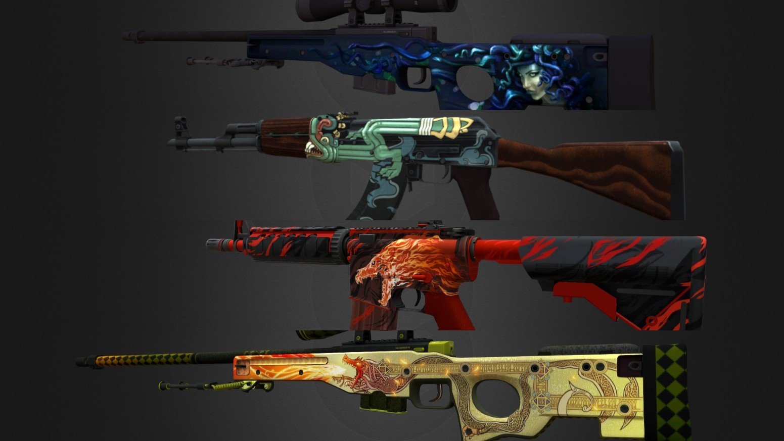 Скины CSGO  типы и степень износа оружия наклейки и сувениры StatTrak