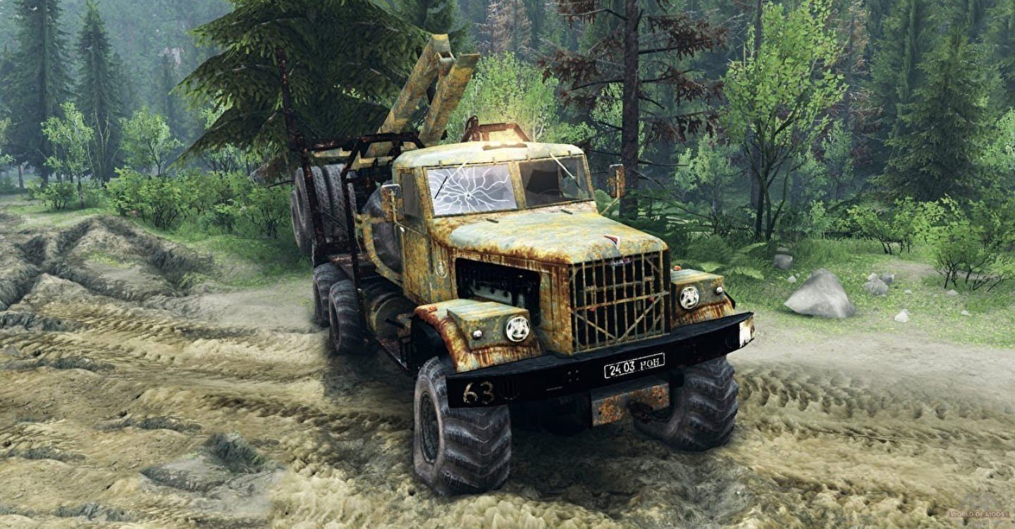 Источник: stadion-rus.ru / КрАЗ-255 в Spintires