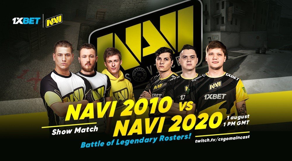 NAVI 2010 vs NAVI 2020  самый ожидаемый шоуматч в истории CSGO состоится