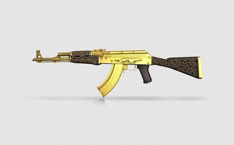 AK-47 | Gold Arabesque