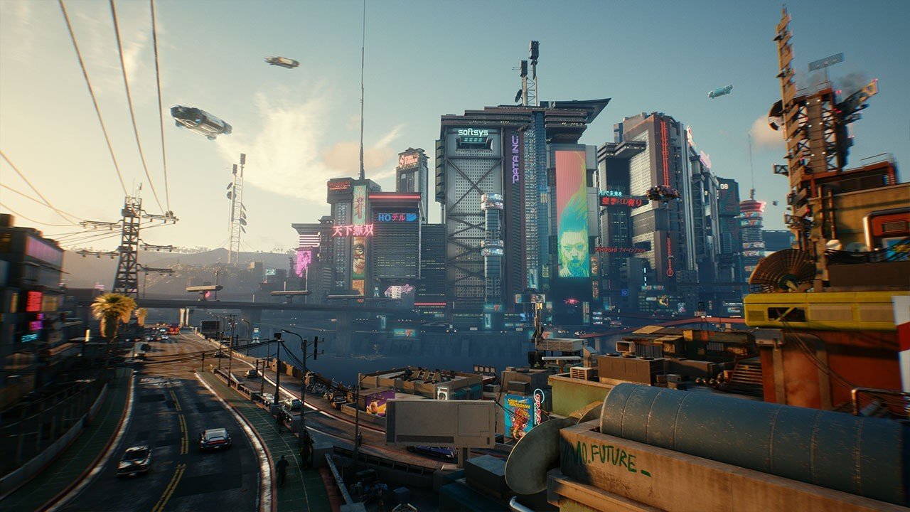 Найт-Сити из Cyberpunk 2077