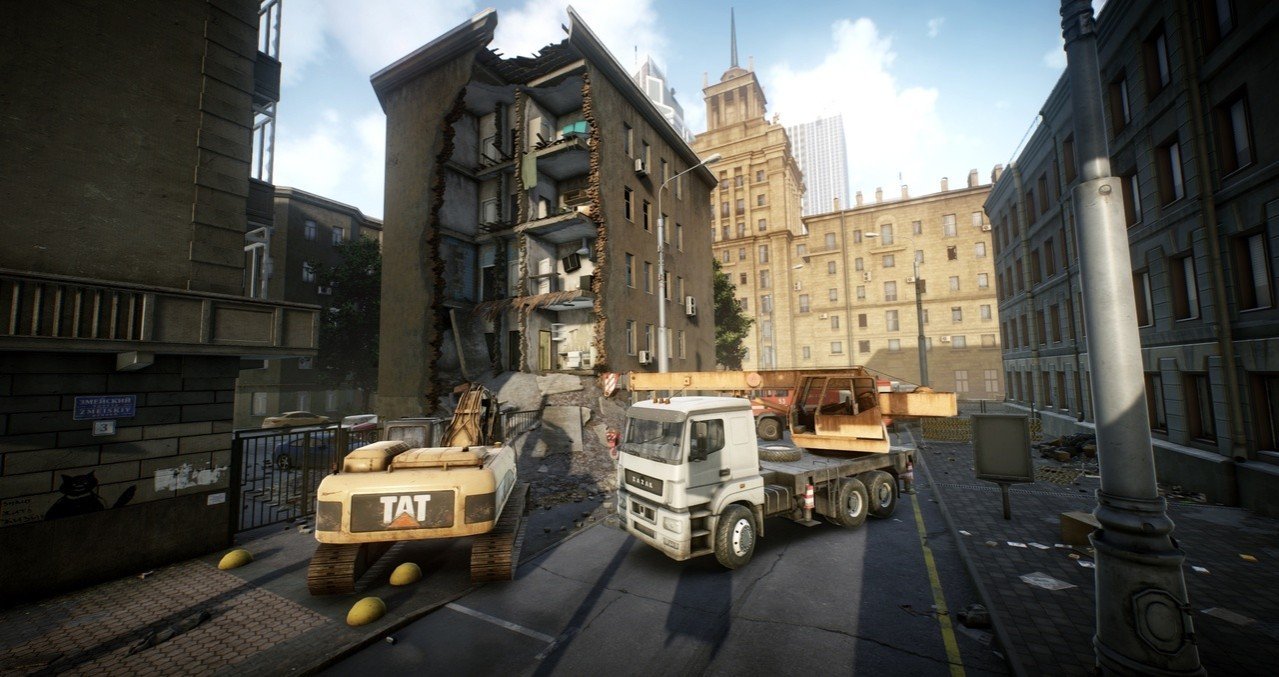 Новые скриншоты локации Улицы Таркова из Escape from Tarkov