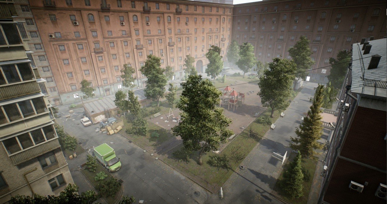 Новые скриншоты локации Улицы Таркова из Escape from Tarkov