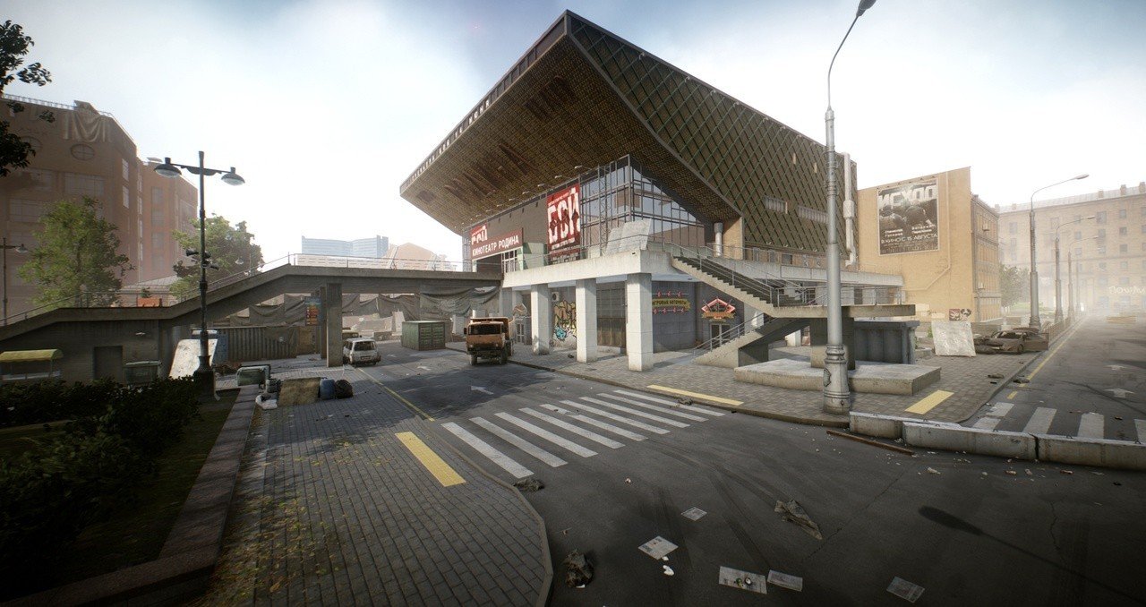 Новые скриншоты локации Улицы Таркова из Escape from Tarkov