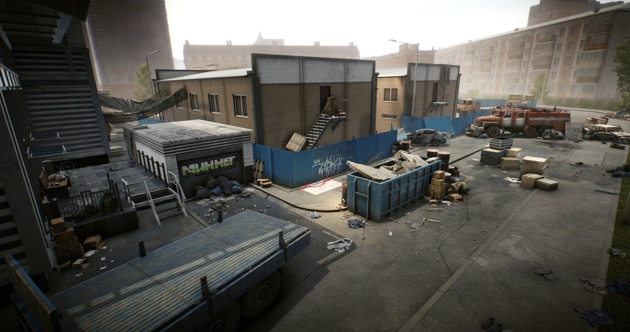 Новые скриншоты локации Улицы Таркова из Escape from Tarkov