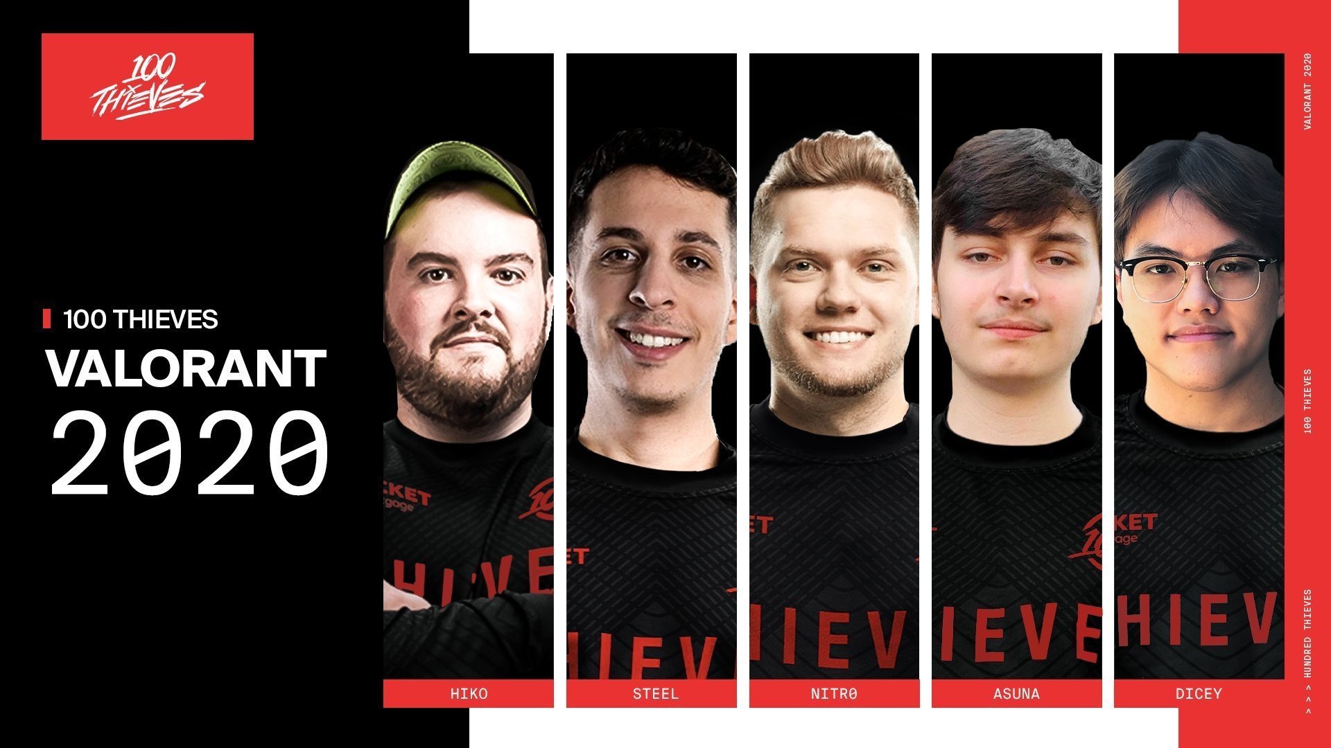 100 Thieves укомплектовали состав по Valorant
