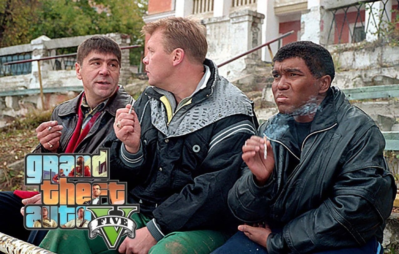 Сергей Маковецкий, Анатолий Журавлев и Григорий Сиятвинда («Жмурки»)