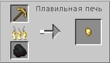 Плавильная печь в Minecraft