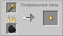 Плавильная печь в Minecraft