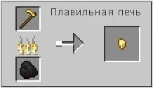 Плавильная печь в Minecraft