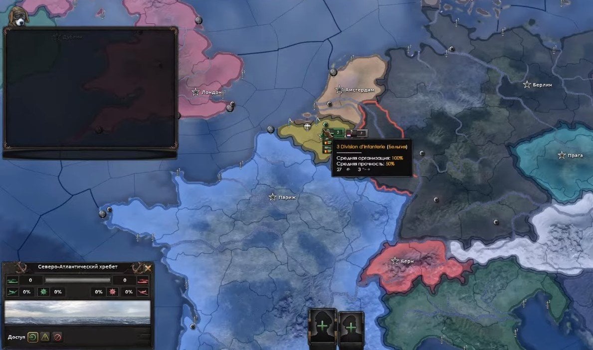 Источник: Steam / Интерфейс Hearts of Iron IV