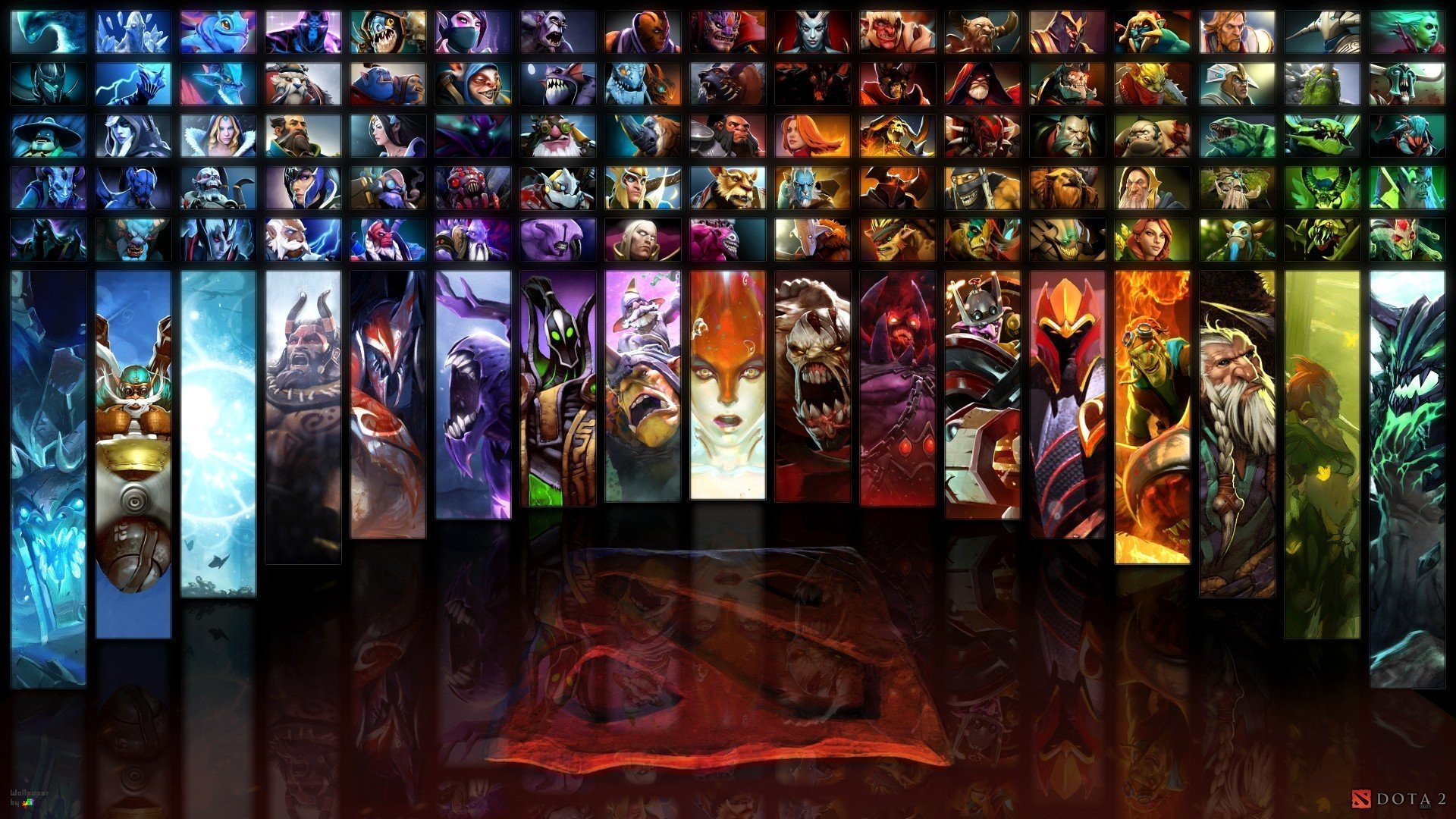 Каким образом открыть всех героев в Dota 2
