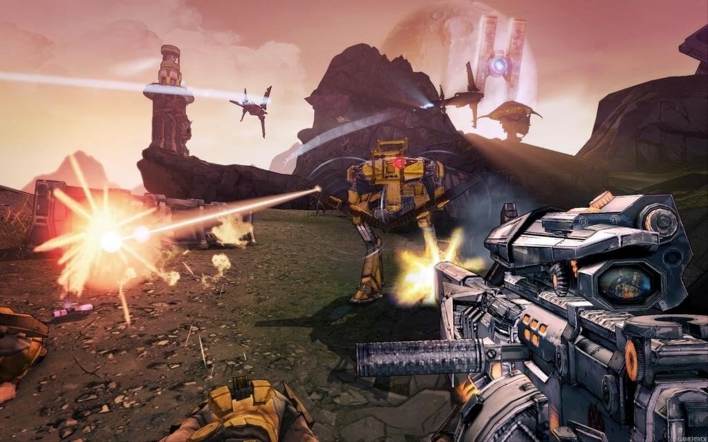 Источник: arylhobsonartwork.blogspot / Момент из игры Borderlands: The Handsome Collection