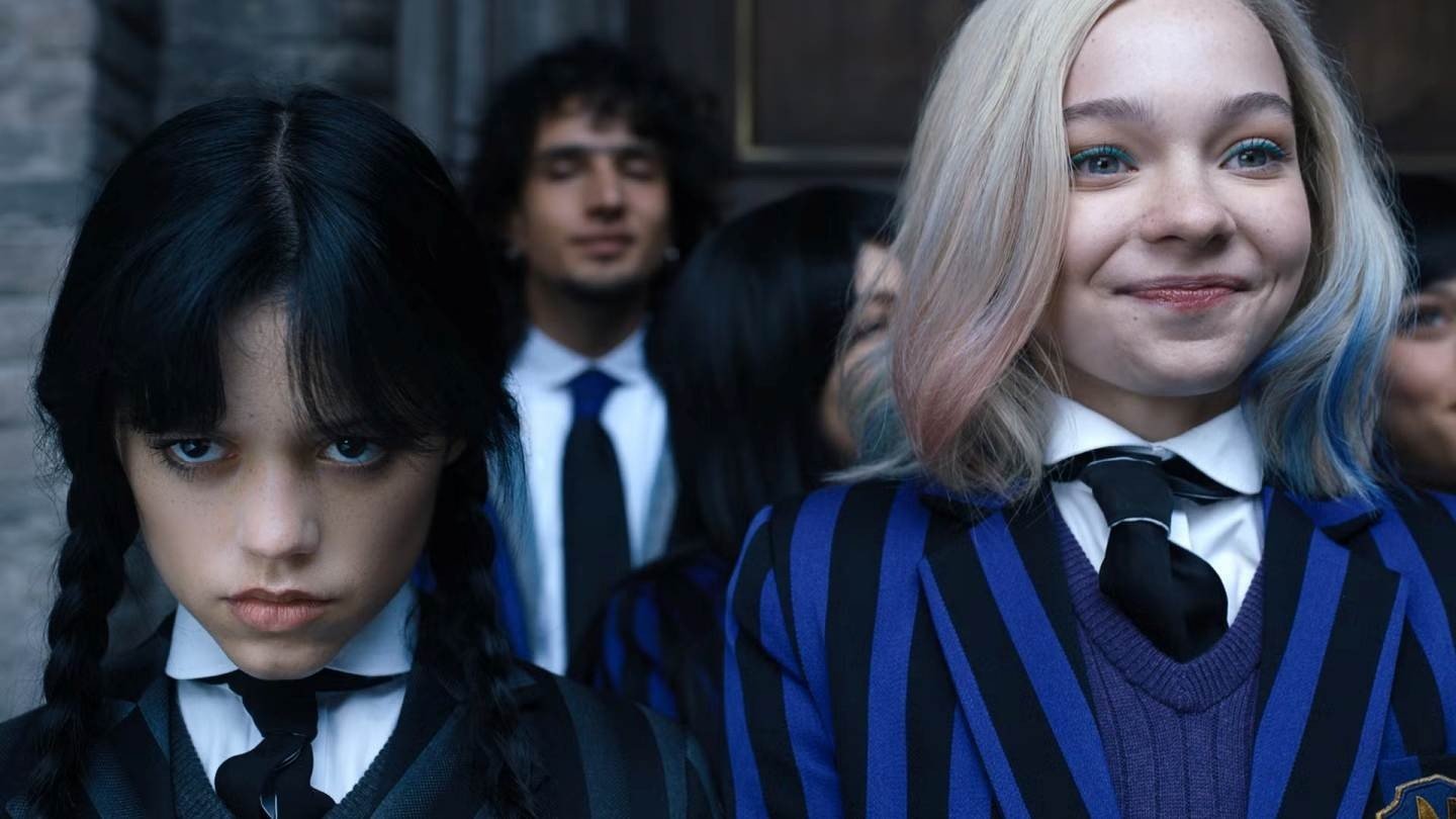 Кадр сериала «Уэнсдей»