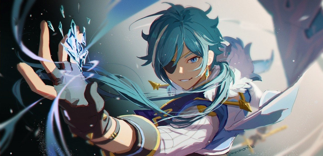 Источник zerochan.net / Кэйа из Genshin Impact