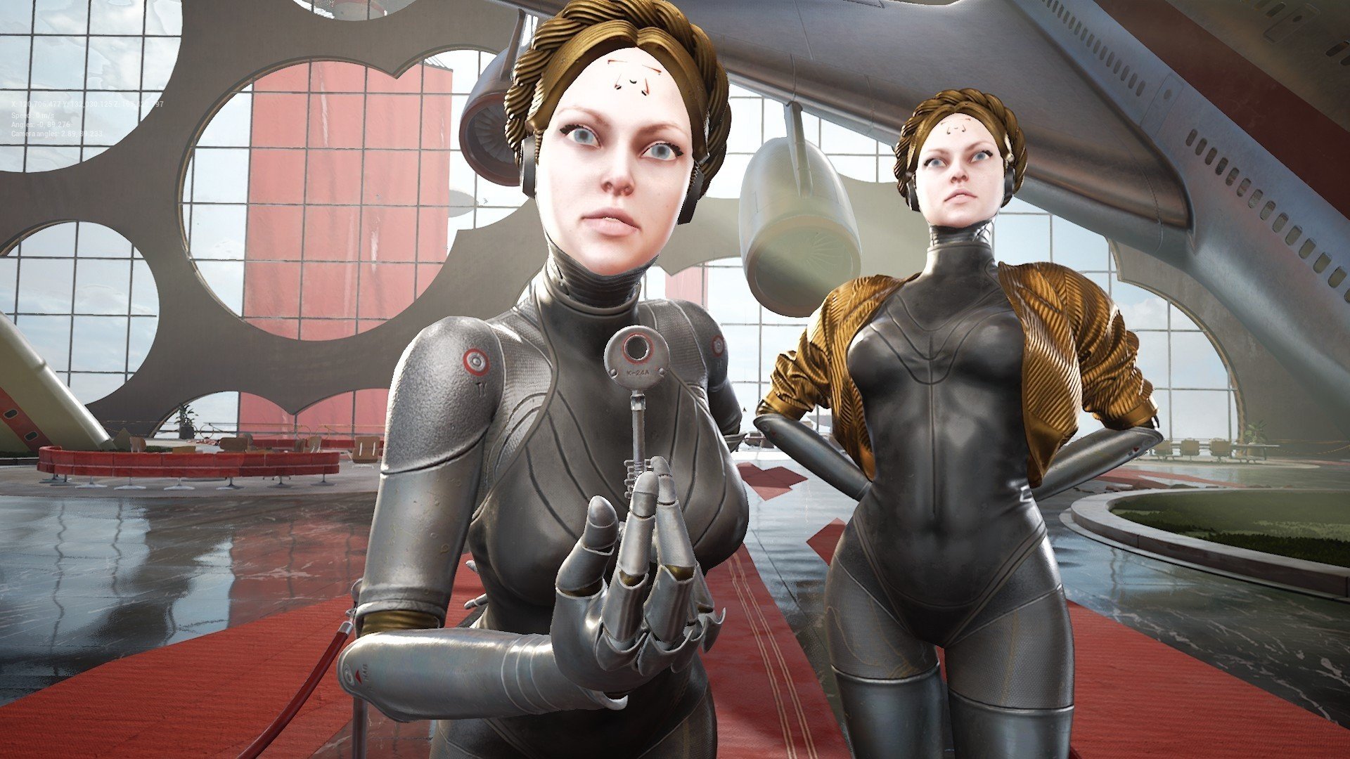 Роботы-близняшки из Atomic Heart без масок