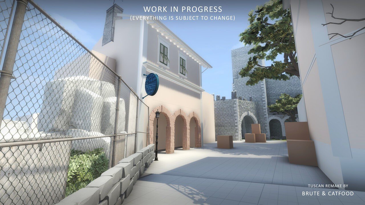 Опубликован новый скриншот карты Tuscan для CSGO