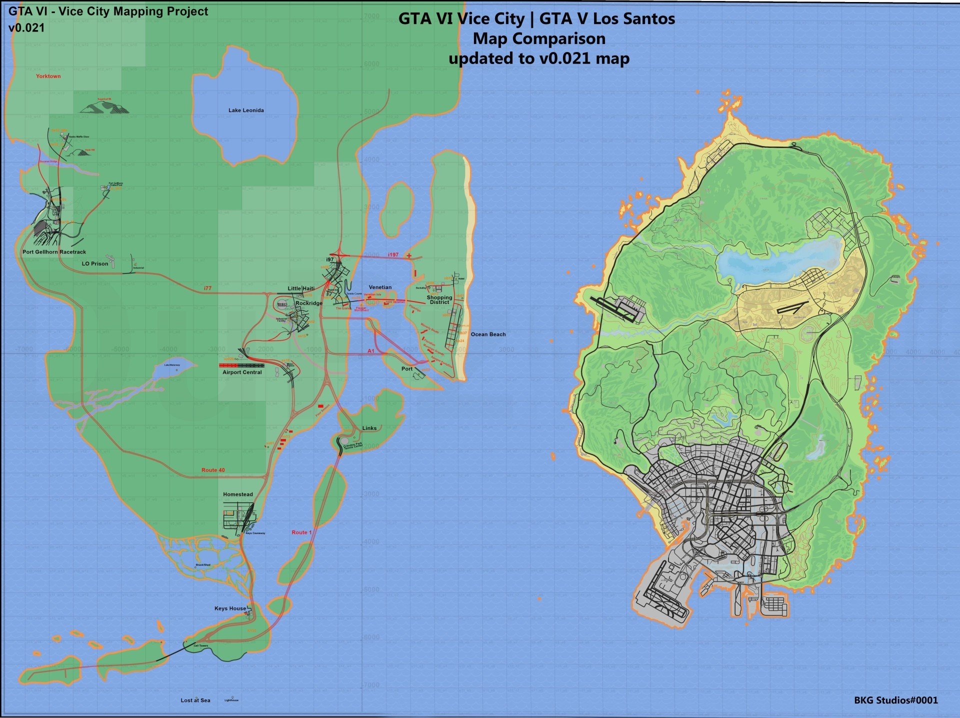 Предположительная карта GTA V