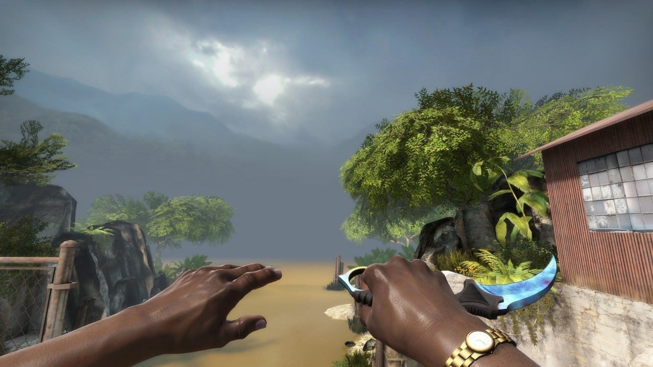 Karambit Case Hardened Blue Gem