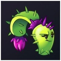 Все растения из игры Plants vs Zombies 2