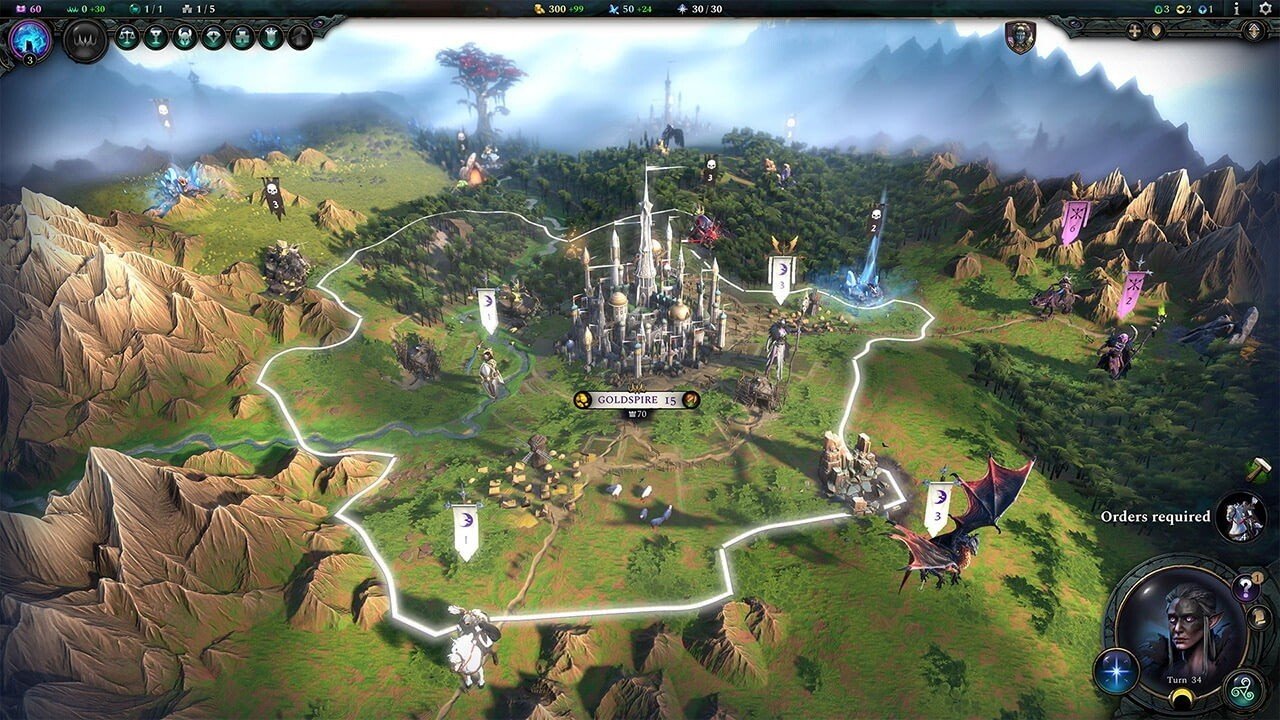 Скриншот Age of Wonders 4